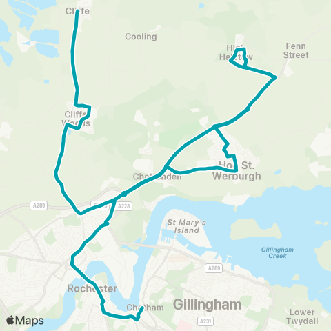 Arriva Kent and Surrey  map