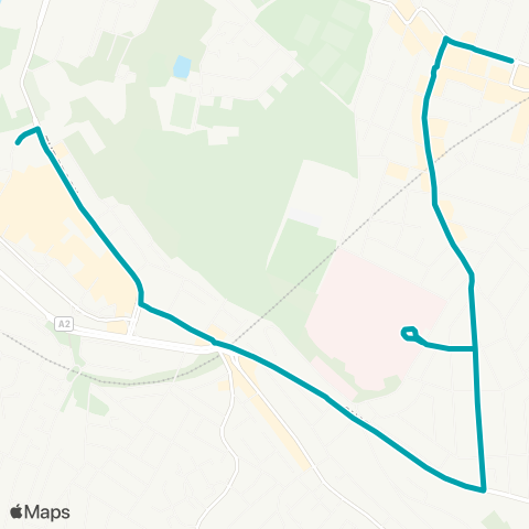 Arriva Kent and Surrey  map