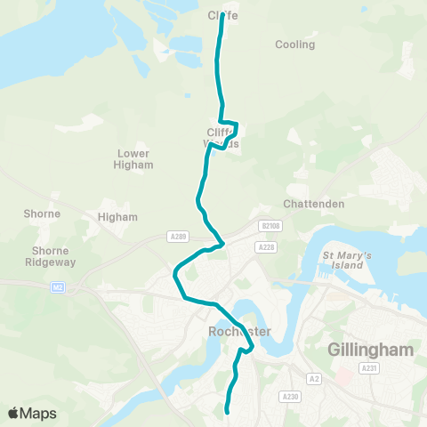 Arriva Kent and Surrey  map