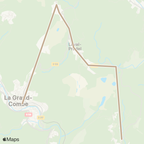 Ales'Y Laval Pradel - Grand Combe map