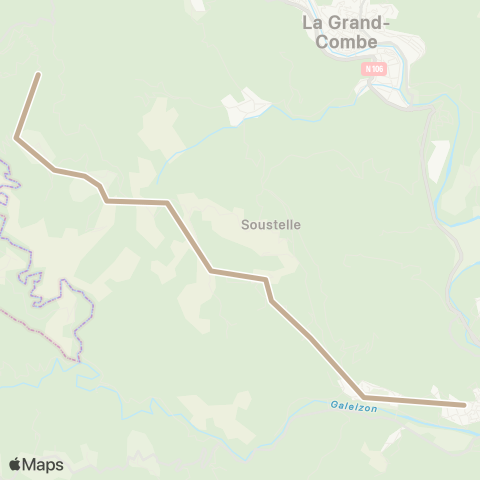 Ales'Y Lamelouze - Soustelle - École de Cendras map