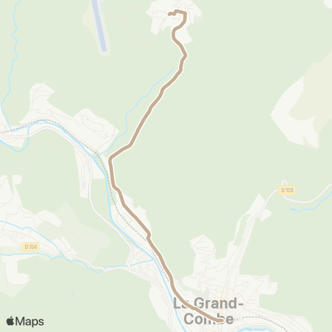 Ales'Y Champclauson - la Grand Combe map