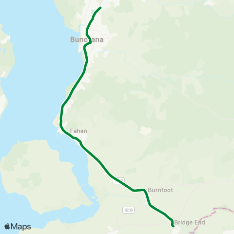 McGonagle Bus and Coach Hire Ballymagan, Saint Mary's Church - Bridgend map