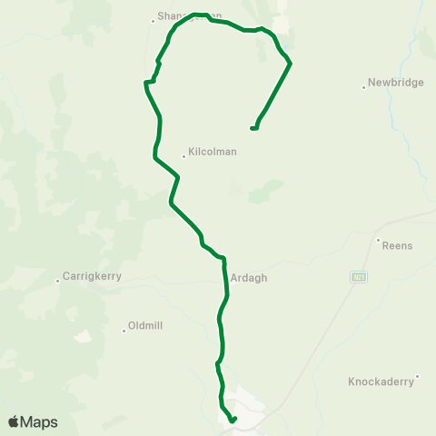 Catherine Madigan Ballyneety - Newcastle West map