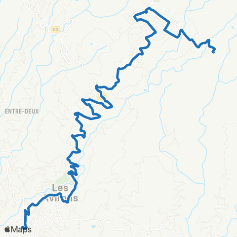 Alternéo Bras Sec Tévelave Gare des Avirons map