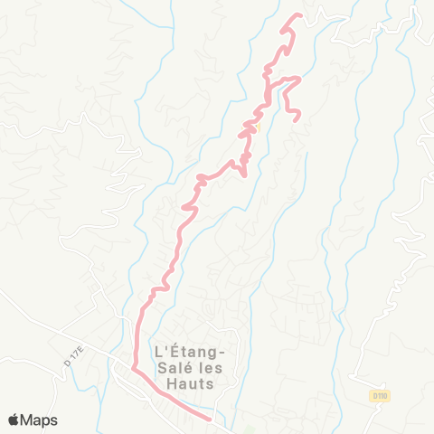 Alternéo Canots-les-Hauts Mairie Étang-Salé map