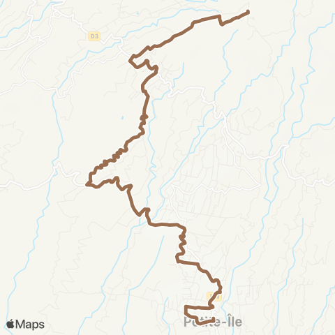 Alternéo Piton de Bloc Église Petite-Île map