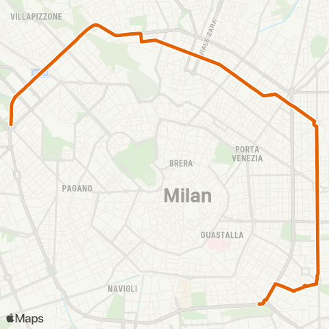 ATM Milano Isonzo - Lotto (Circolare Destra) map