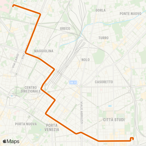 ATM Milano Ortica - Ospedale Maggiore map