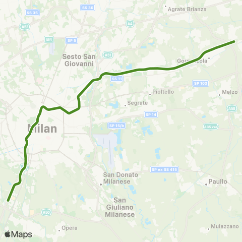 ATM Milano Assago Milanofiori Forum / Abbiategrasso - Cologno Nord / Gessate map