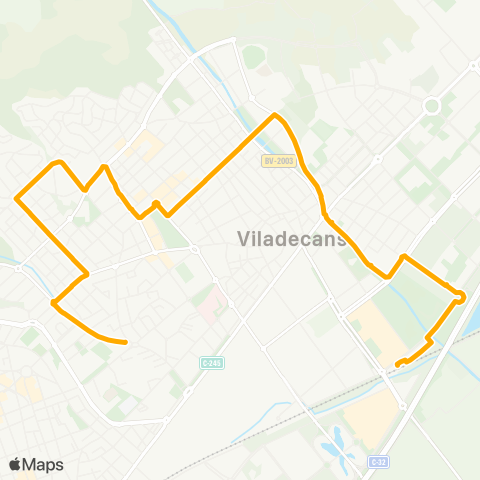 AMB Est. Rodalies-Can Palmer map