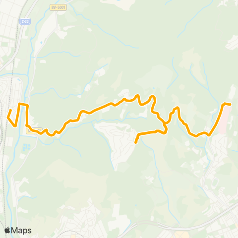 AMB H. Can Ruti-Montcada R. map