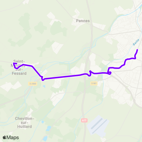 Amelys Saint-Maurice - le Plateau map