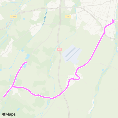 Amelys Aubrac - Lombreuil Marais map