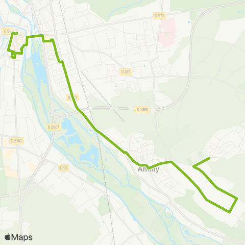 Amelys Mirabeau - Amilly Stade map