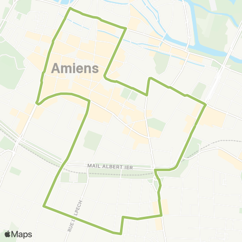 Ametis Coeur de Ville map