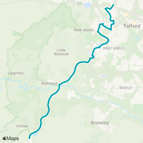 Arriva Midlands  map