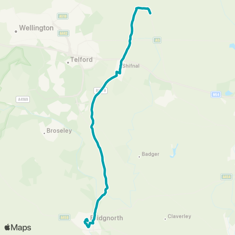 Arriva Midlands  map