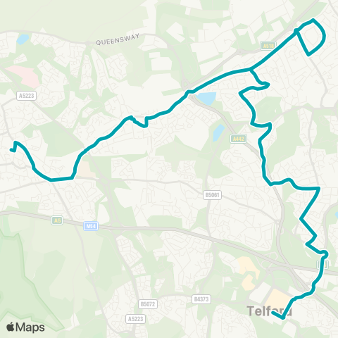 Arriva Midlands  map