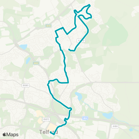 Arriva Midlands  map