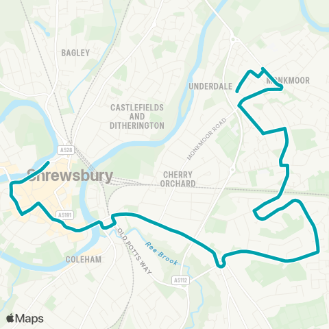 Arriva Midlands  map