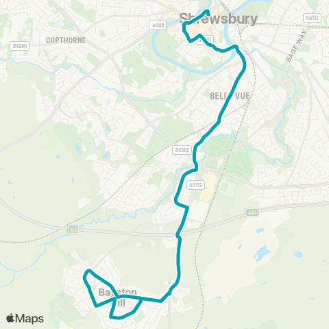 Arriva Midlands  map