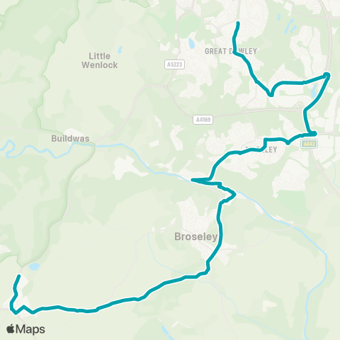 Arriva Midlands  map