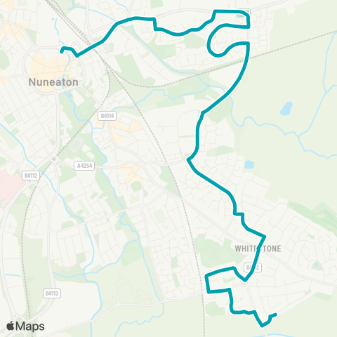 Arriva Midlands  map