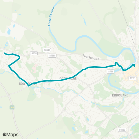 Arriva Midlands  map