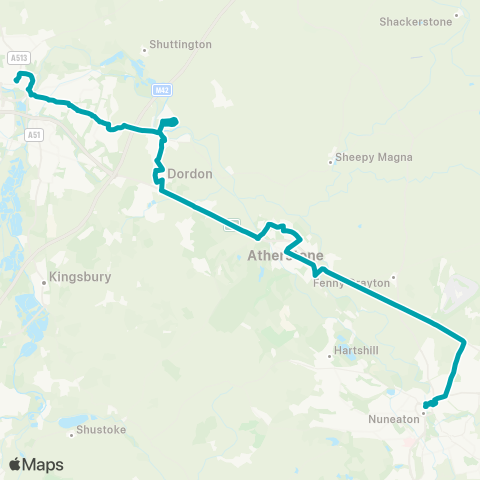 Arriva Midlands  map