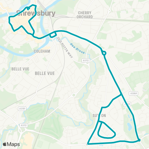 Arriva Midlands  map