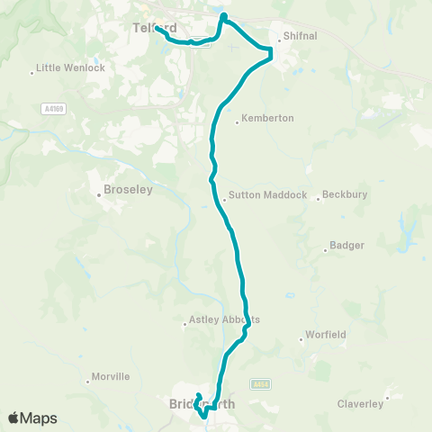 Arriva Midlands  map