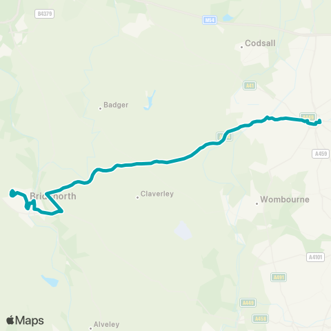 Arriva Midlands  map