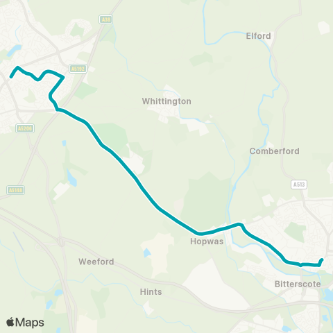 Arriva Midlands  map