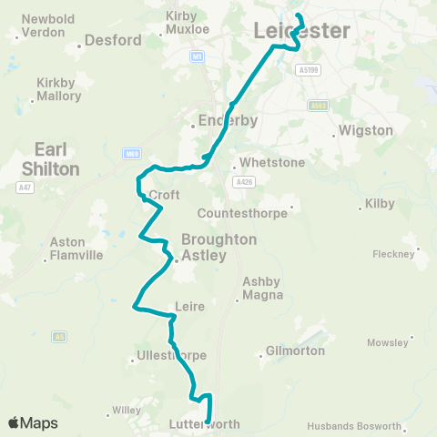 Arriva Midlands  map