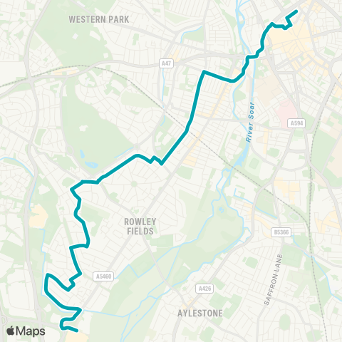 Arriva Midlands  map