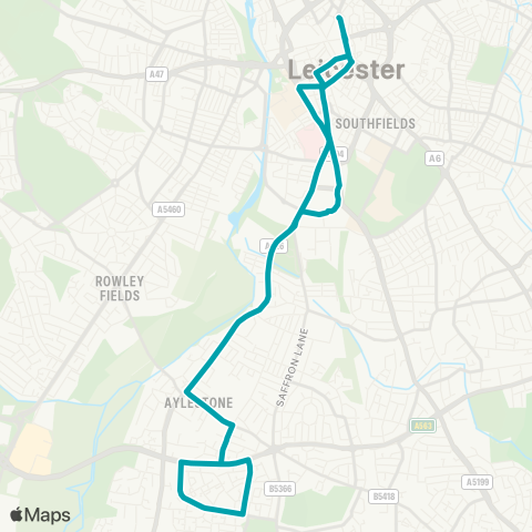 Arriva Midlands  map