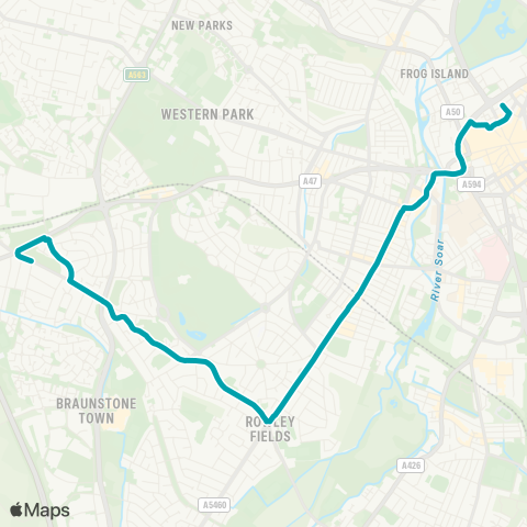 Arriva Midlands  map