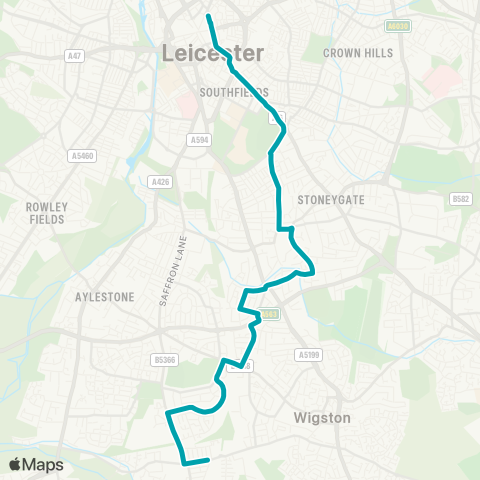 Arriva Midlands  map