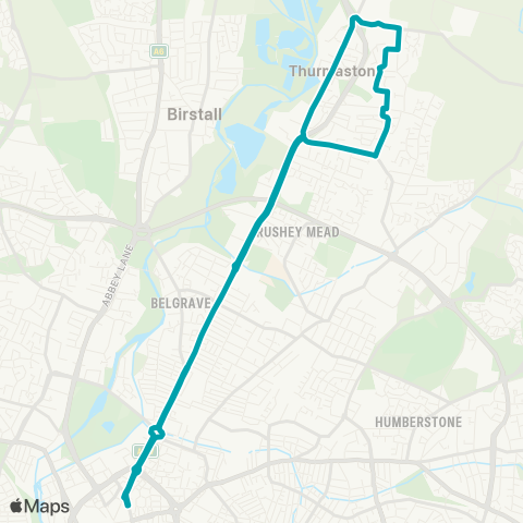 Arriva Midlands  map