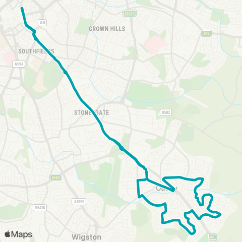 Arriva Midlands  map