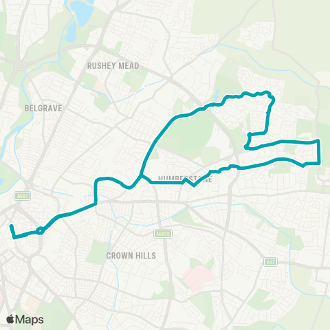 Arriva Midlands  map