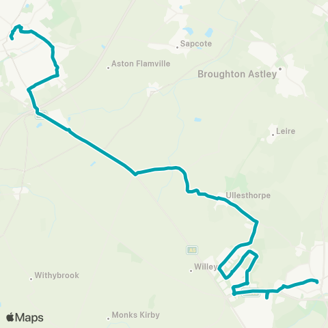 Arriva Midlands  map