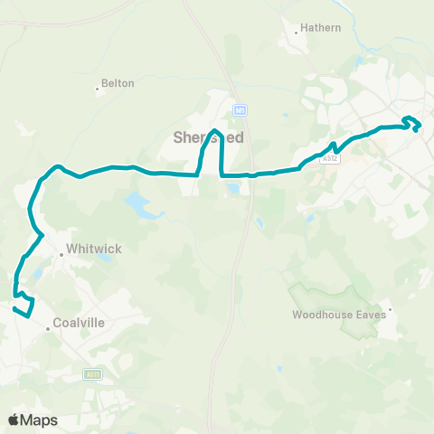 Arriva Midlands  map