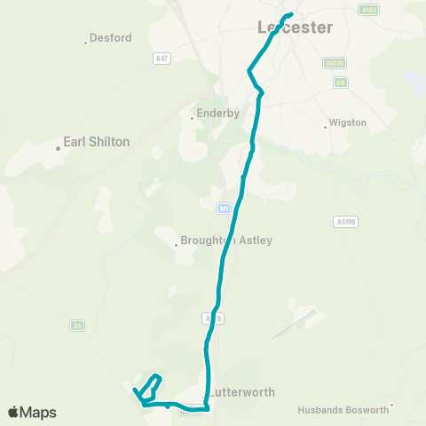 Arriva Midlands  map