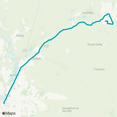 Arriva Midlands  map