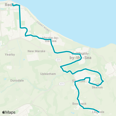 Arriva North East  map