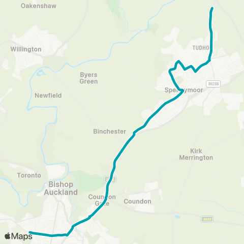 Arriva North East  map