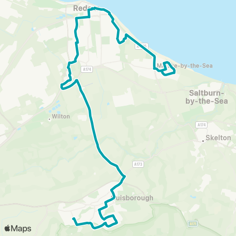 Arriva North East  map