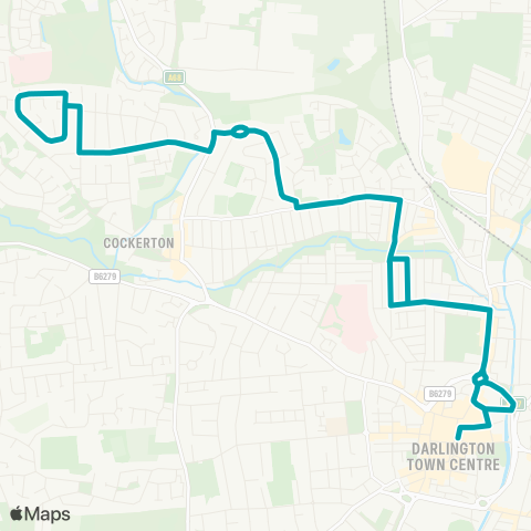 Arriva North East  map